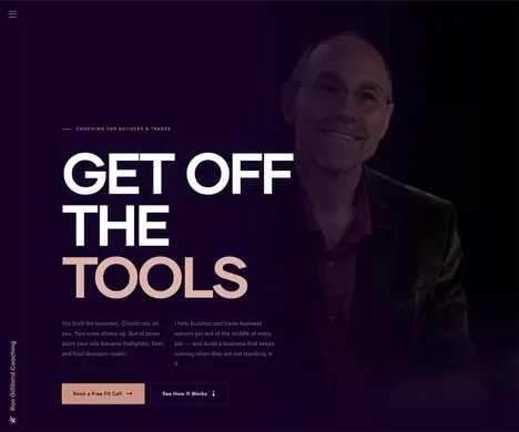 Ron Gilliland Coaching website screenshot